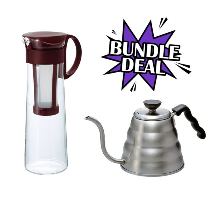 bundle deal 800ml v60 coffee drip kettle buono 1000ml mizudashi cold brew coffee pot vkbr 120hsv mcpn 14 cbr 240923013033