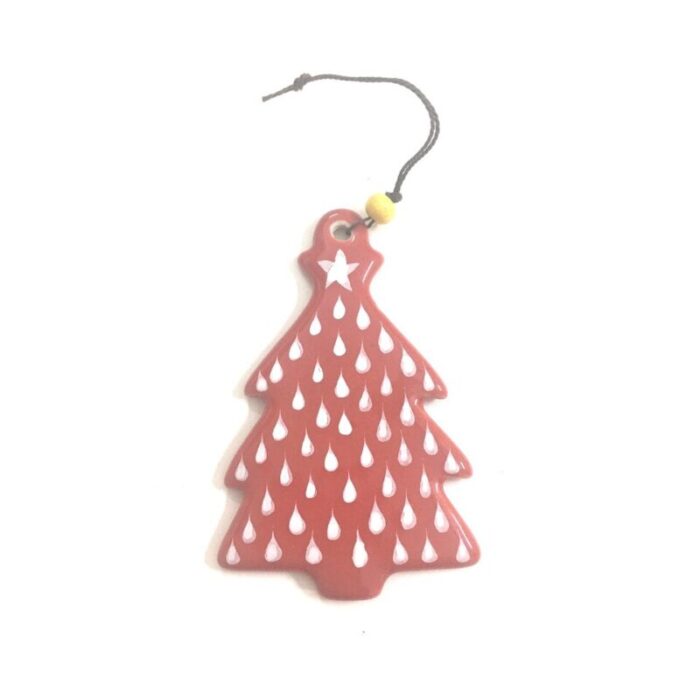 ceramic ornament xmas tree red 240912042428