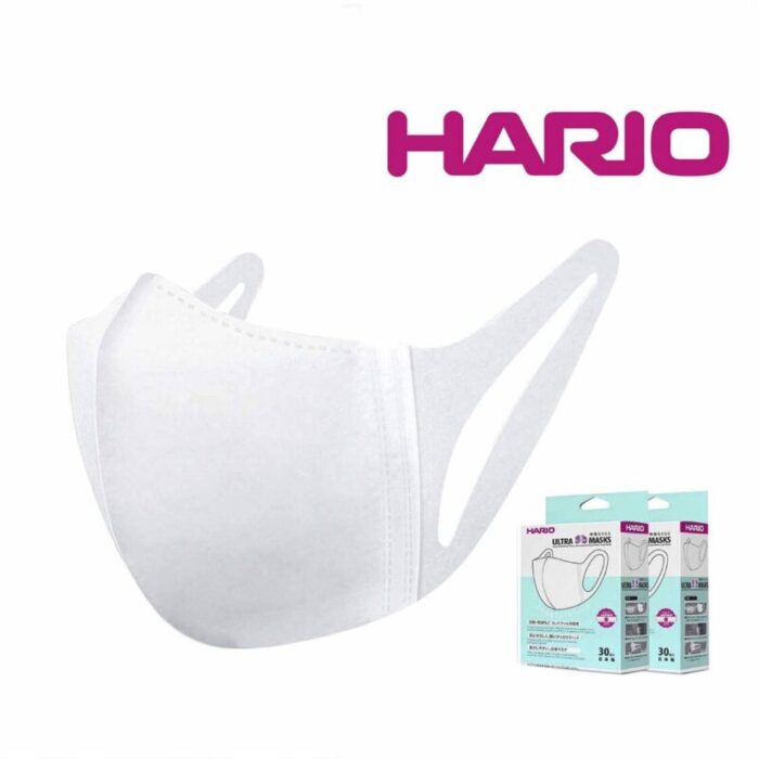 hario easy breathing 3 d disposable 3 ply mask 2 packs60 piece premium quality made in japan 240611110012