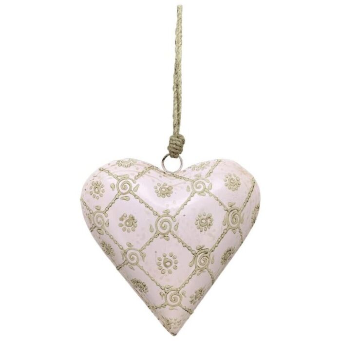 heart pendant lesfleurs pink metal 240912024233