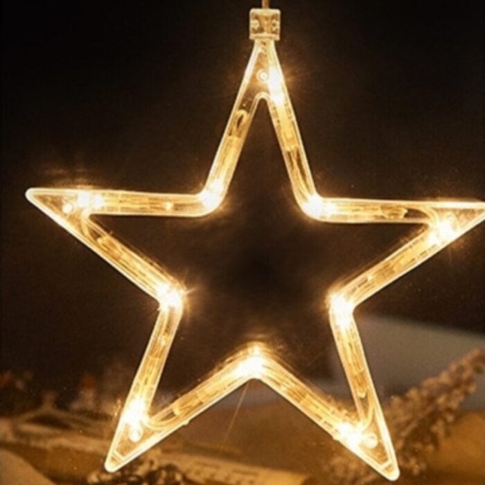 led battery operated light with christmas ornament star 241002053928