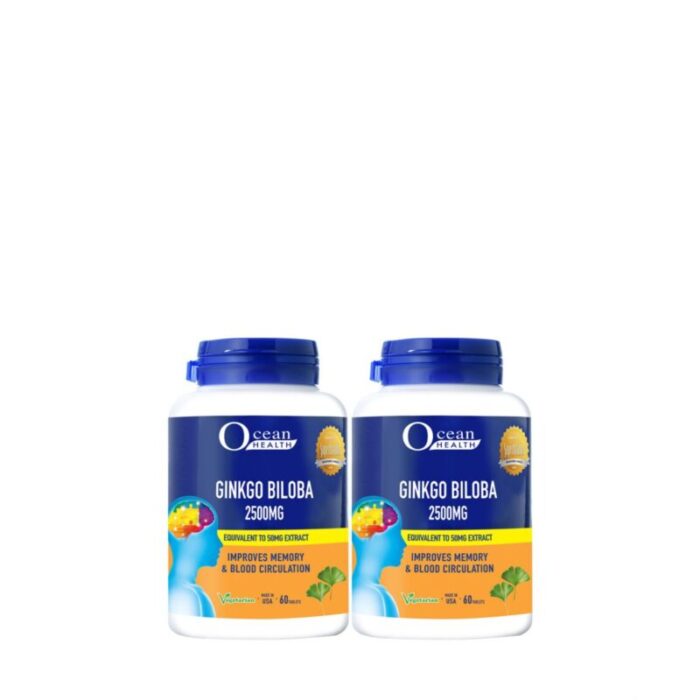 ocean health ginkgo biloba 2500mg tab 2x60s 241002111921