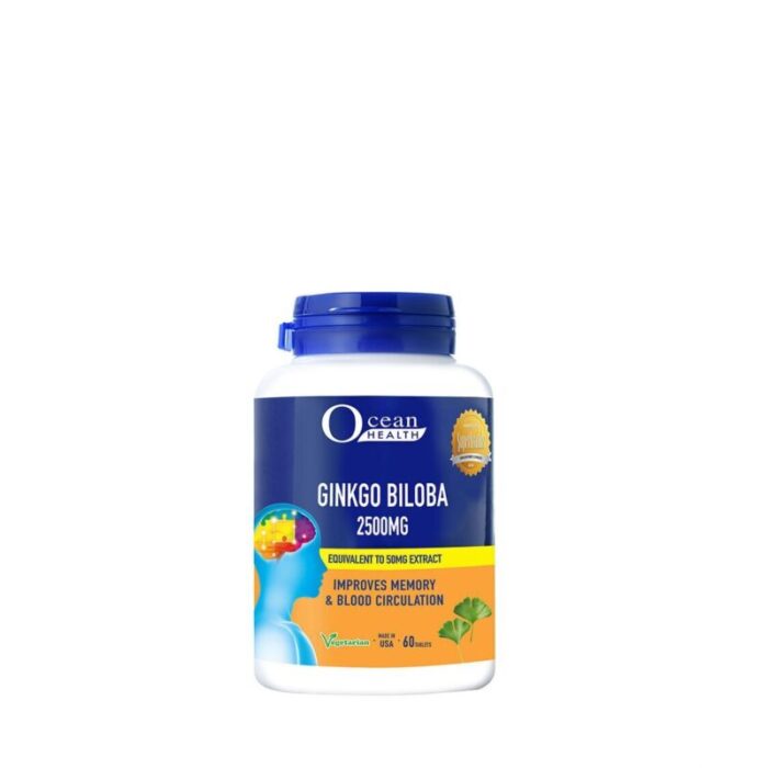 ocean health ginkgo biloba 2500mg tab 60s 241002111921