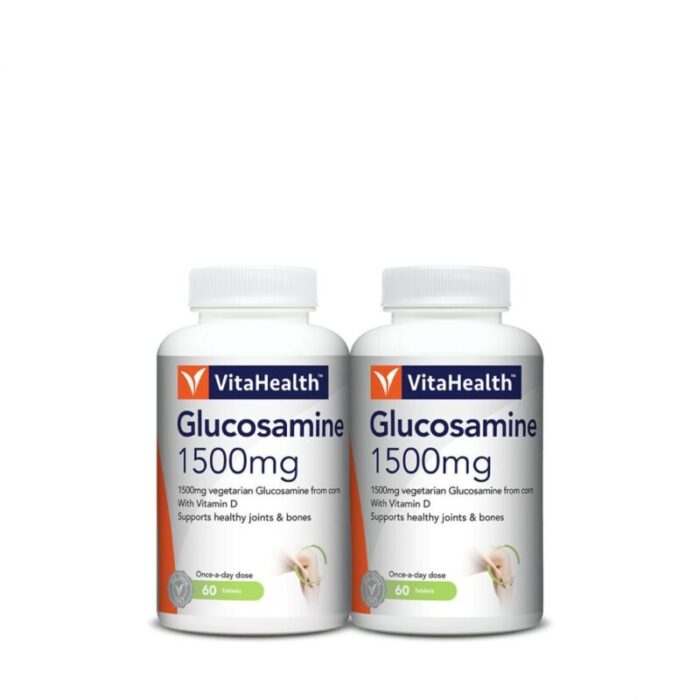 vitahealth glucosamine 1500mg 2x60 tablets 240911012722